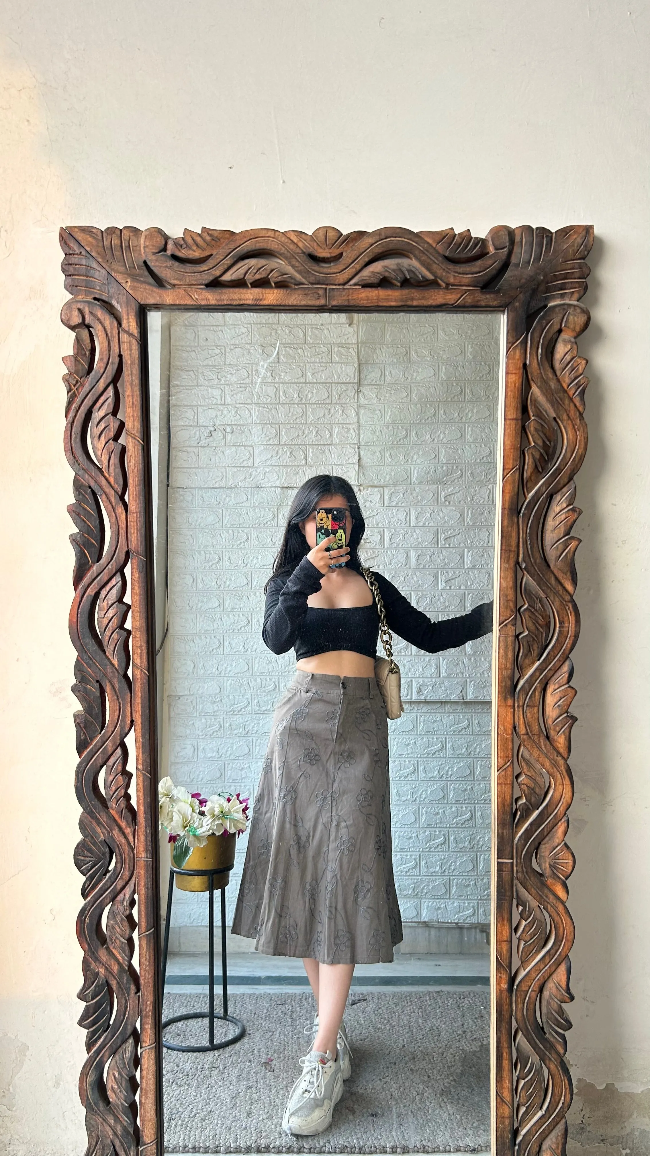 151) Korean skirt 32 waist/l:26