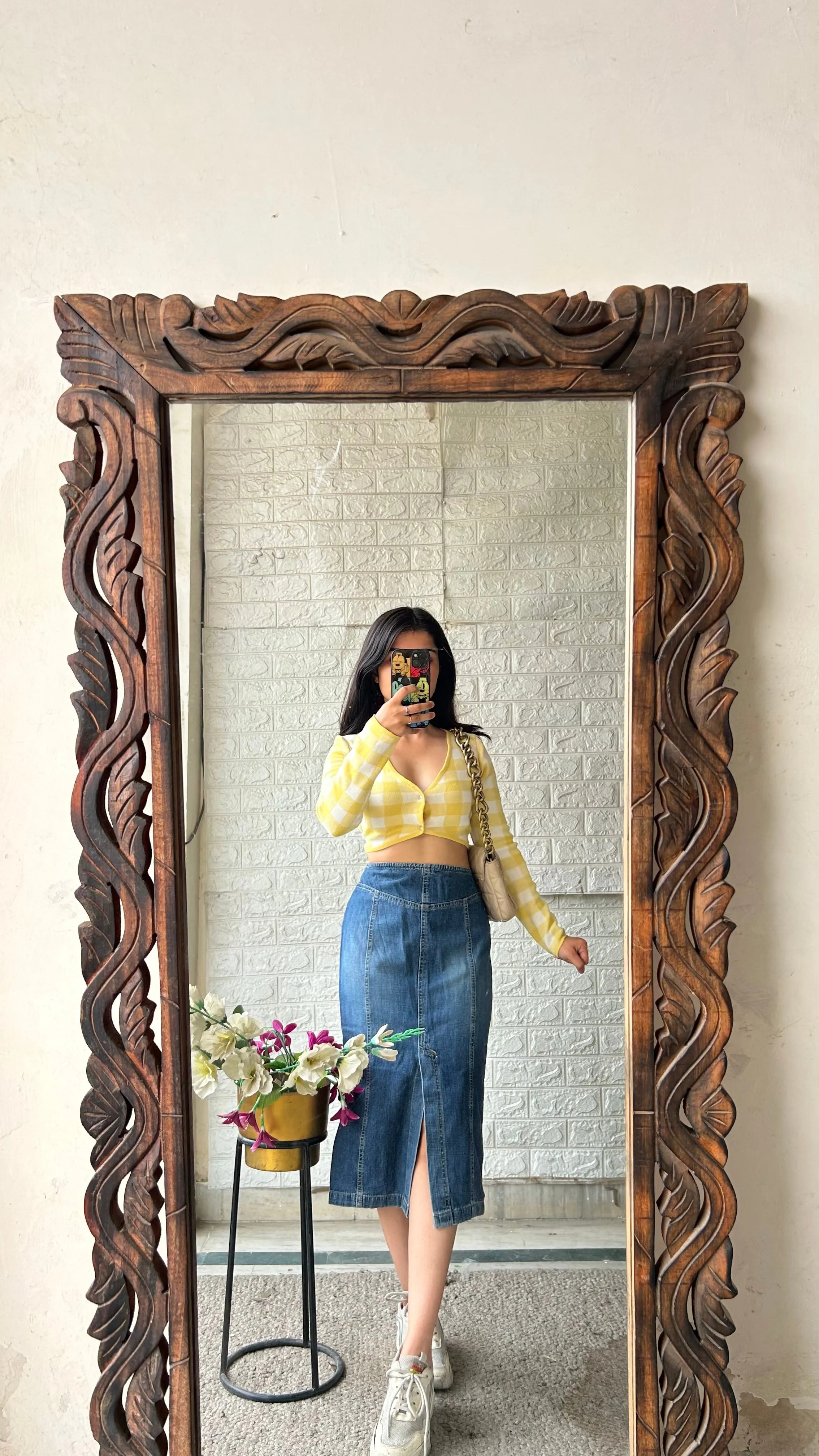 162) Korean skirt 28 waist/l:24