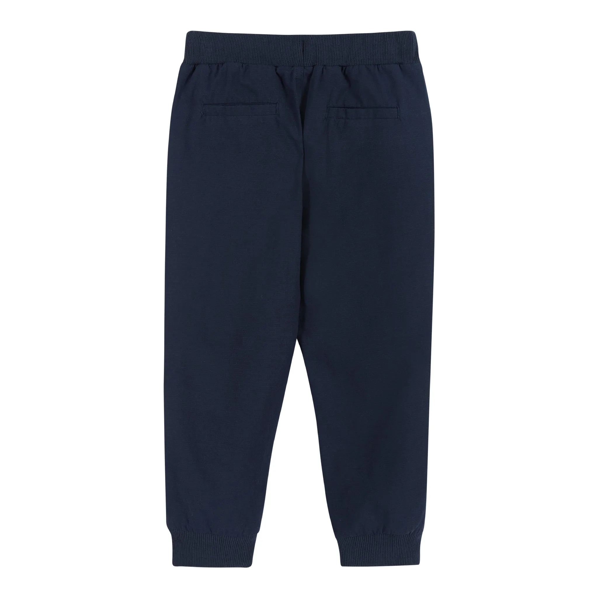 Baby Patch Pocket Drawstring Joggers | Navy