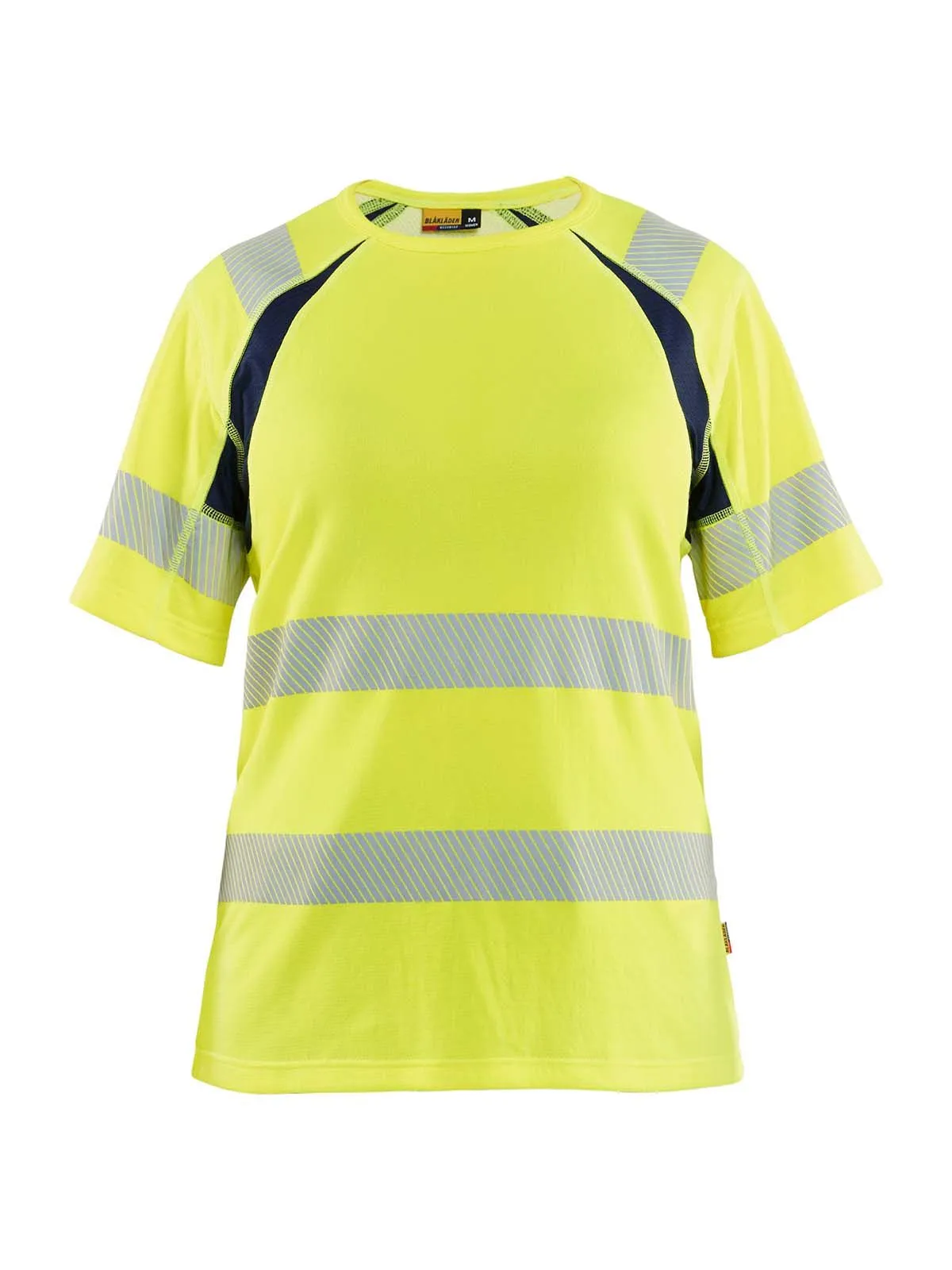 Bl&#xE5;kl&#xE4;der&#x20;Work&#x20;T-Shirt&#x20;High&#x20;Vis&#x20;Women&#x20;3503&#x20;Yellow&#x20;Navy