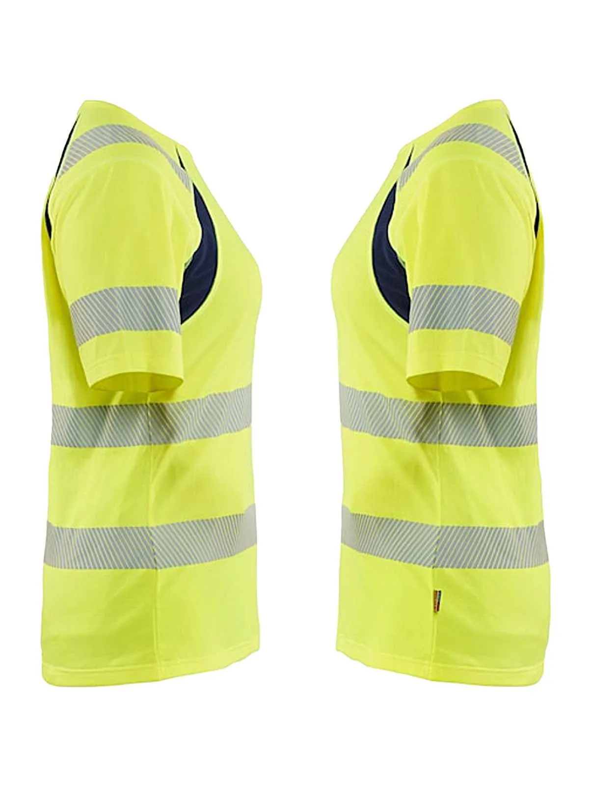 Bl&#xE5;kl&#xE4;der&#x20;Work&#x20;T-Shirt&#x20;High&#x20;Vis&#x20;Women&#x20;3503&#x20;Yellow&#x20;Navy