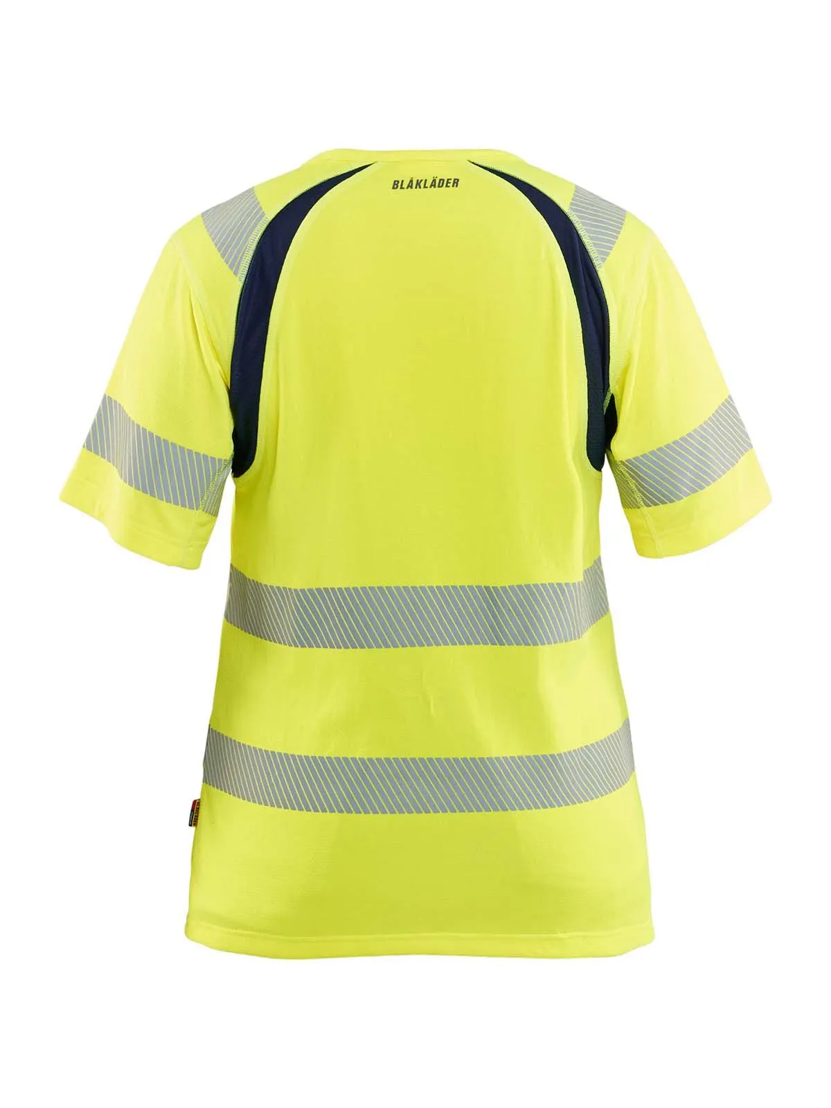 Bl&#xE5;kl&#xE4;der&#x20;Work&#x20;T-Shirt&#x20;High&#x20;Vis&#x20;Women&#x20;3503&#x20;Yellow&#x20;Navy