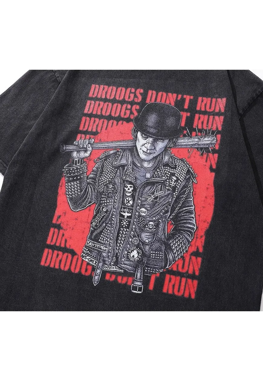 Clockwork Orange t-shirt retro movie tee vintage top grey