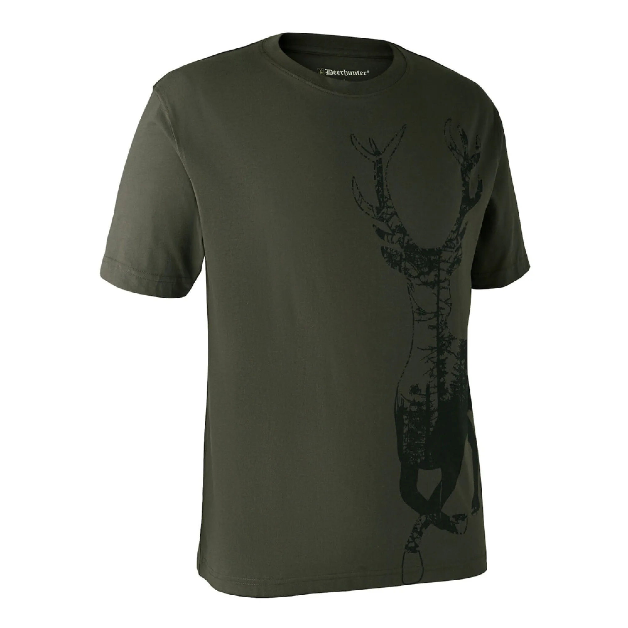 Deerhunter Mens T-Shirt With Deer
