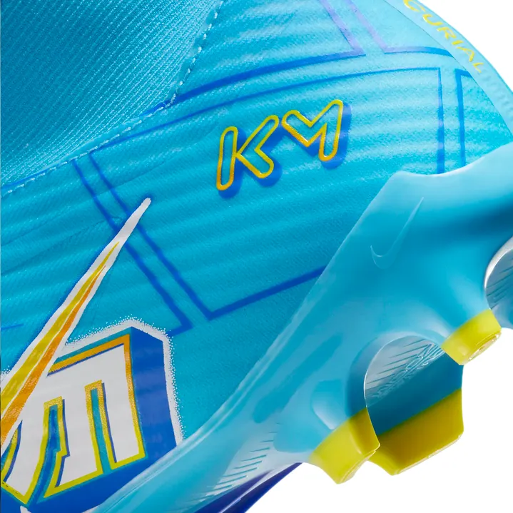 Nike men's football boot Zoom Superfly 9 Acad KM FG/MG DO9345-400 baltic blue-white