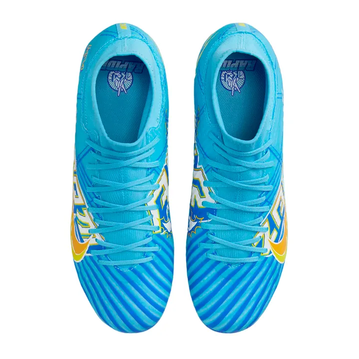 Nike men's football boot Zoom Superfly 9 Acad KM FG/MG DO9345-400 baltic blue-white