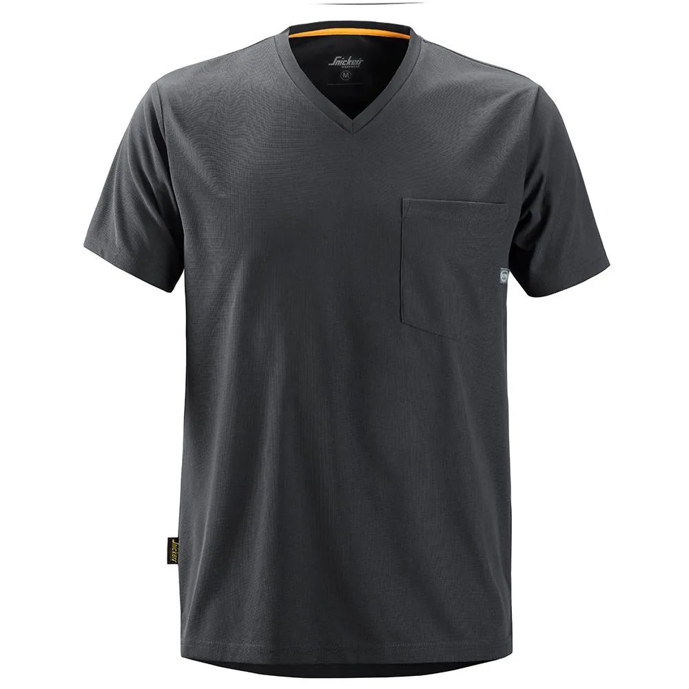 Snickers&#x20;2524&#x20;AllroundWork,&#x20;37.5&#xAE;&#x20;Technology&#x20;s&#x2F;s&#x20;T-shirt&#x20;-&#x20;Steel&#x20;Grey