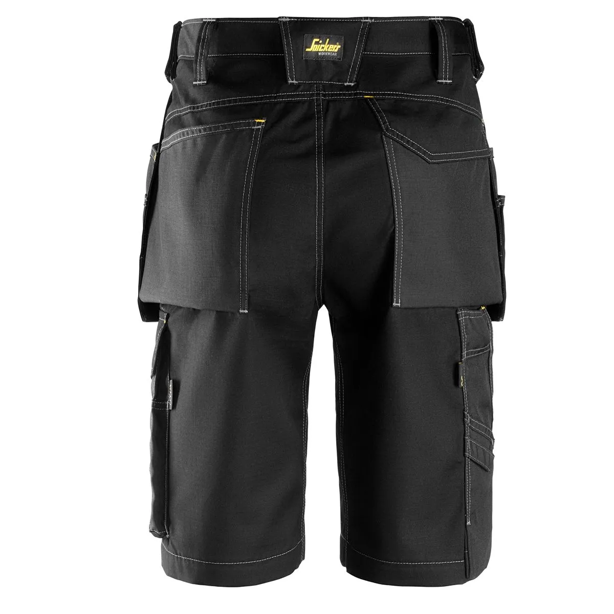 Snickers&#x20;3023&#x20;Craftsmen,&#x20;Shorts&#x20;Pocket&#x20;Shorts,&#x20;Rip&#x20;Stop&#x20;-&#x20;Black