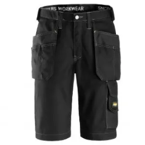 Snickers&#x20;3023&#x20;Craftsmen,&#x20;Shorts&#x20;Pocket&#x20;Shorts,&#x20;Rip&#x20;Stop&#x20;-&#x20;Black