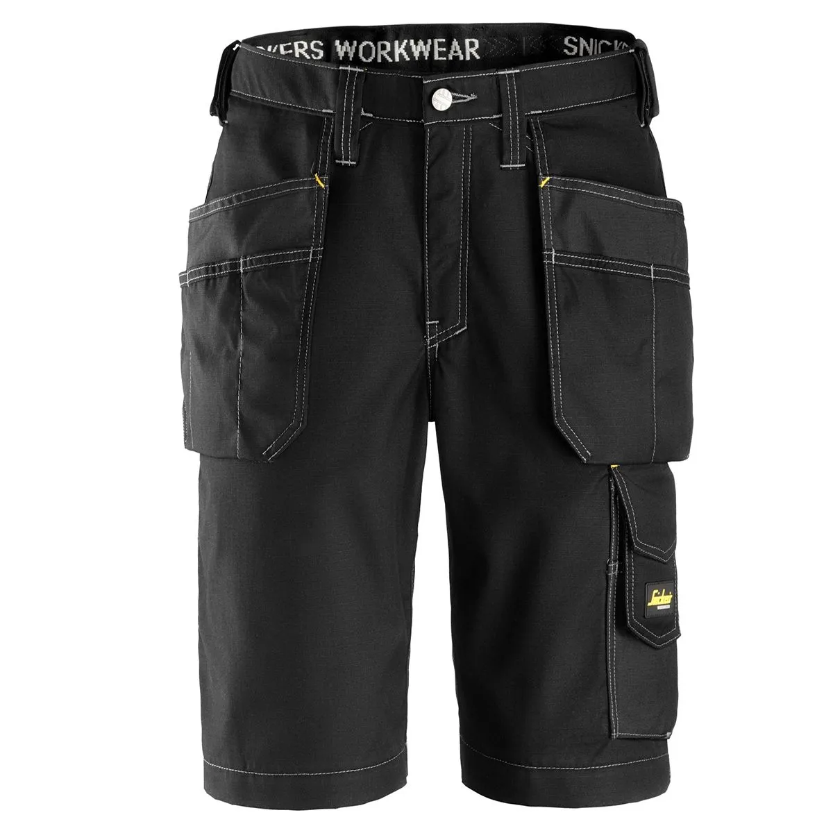 Snickers&#x20;3023&#x20;Craftsmen,&#x20;Shorts&#x20;Pocket&#x20;Shorts,&#x20;Rip&#x20;Stop&#x20;-&#x20;Black