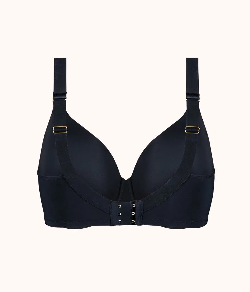 The Full Support T-Shirt Bra: Jet Black